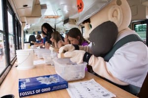 uf learning bus, derrick's oiler learning express, derrick's bus, mobile science lab, COE, College of Education, The University of Findlay, derrick's learning express, derrick's mobile science lab, uf mobile science lab
