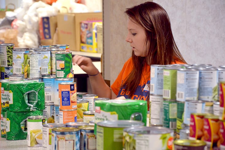Helping Hands food drive