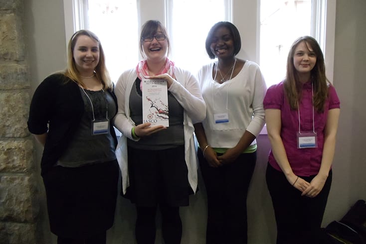 students at Japanese speech contest