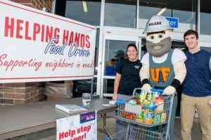 University of Findlay, Helping Hands Food Drive, Sodexo, CHOPIN Hall