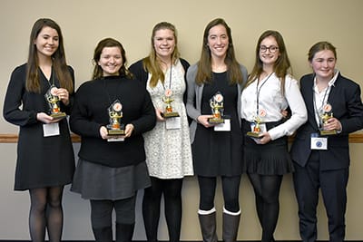 Students from St. Ursula Academy, Riverdale, and Coldwater High School competed in the second annual Ohio High School Ethics Bowl.