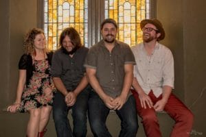 The Mulligan Brothers, from left to right, Melody Duncan, Ben Leininger, Greg DeLuca and Gram Rea.