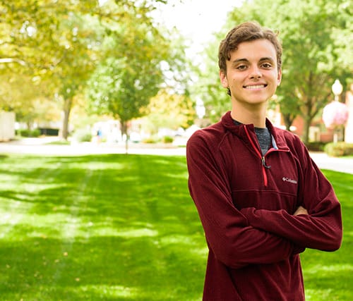 University of Findlay junior Brendan Hanson.