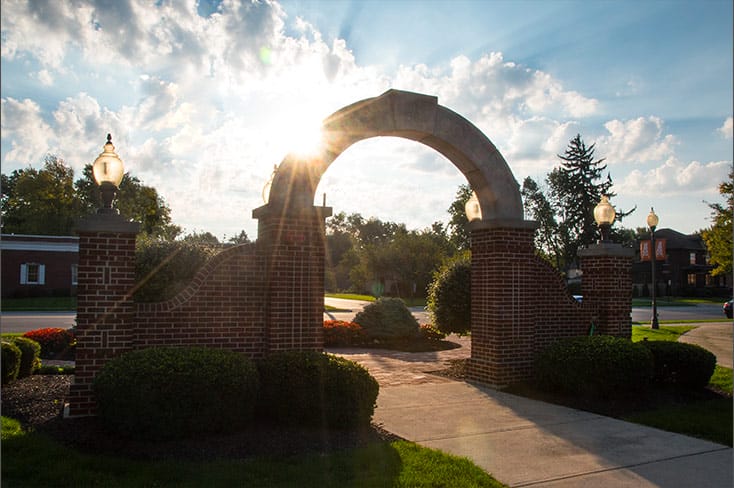 University of Findlay arch