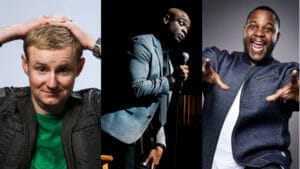 From left to right, Lucas Bohn, Warren B. Hall and Nate Jackson. The trio will be performing at the University of Findlay's 17th Annual Comedy Jam on Jan. 26, 2019.