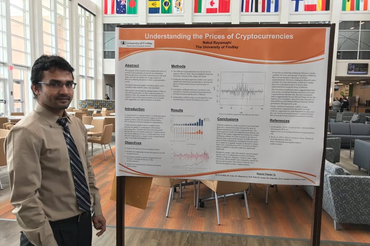 After completing studies in computer engineering in his home country of Nepal, Nakul Rayamajhi ’18 quickly found work in his field of study updating databases and repairing or modifying existing software and generic applications.
