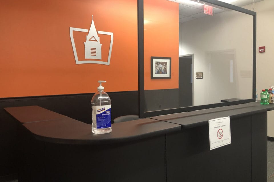 Plexiglass barrier