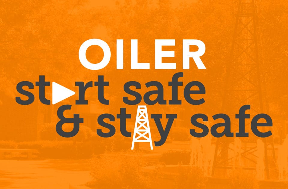 Oiler Start Safe & Stay Safe graphic