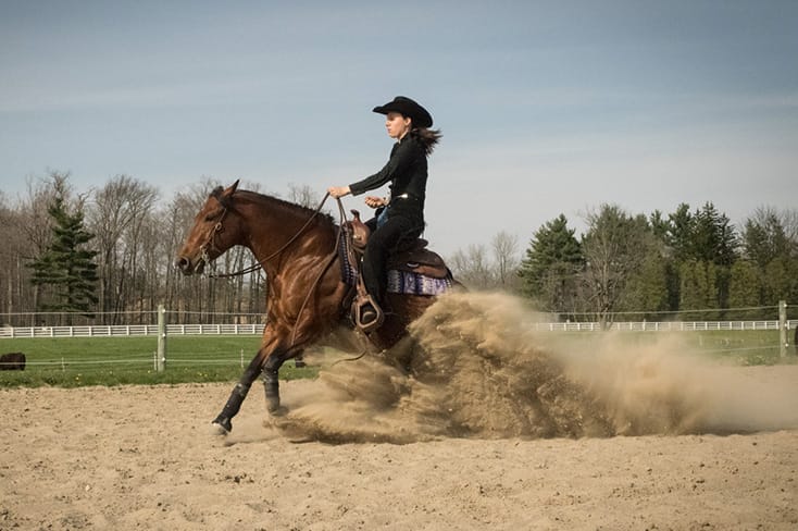 Ali Gokey riding "Legend". Photo courtesy of Pivotal Shots Photography.