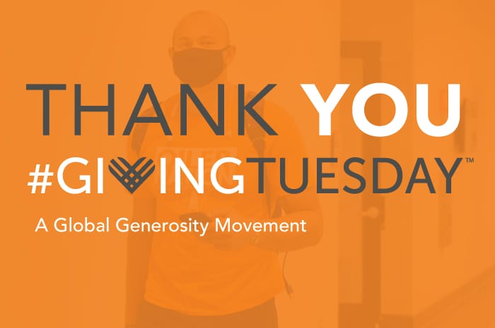 Thank you to #GivingTuesday donors