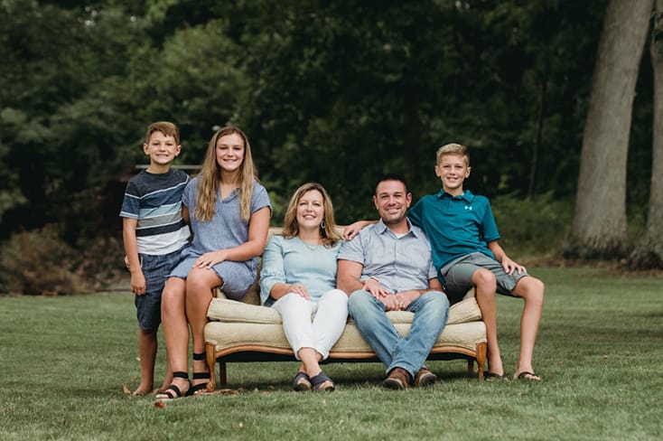Reese and family photo
