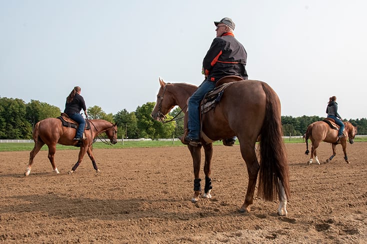 Clark Bradley, Western Equestrian Program Riding Instructor