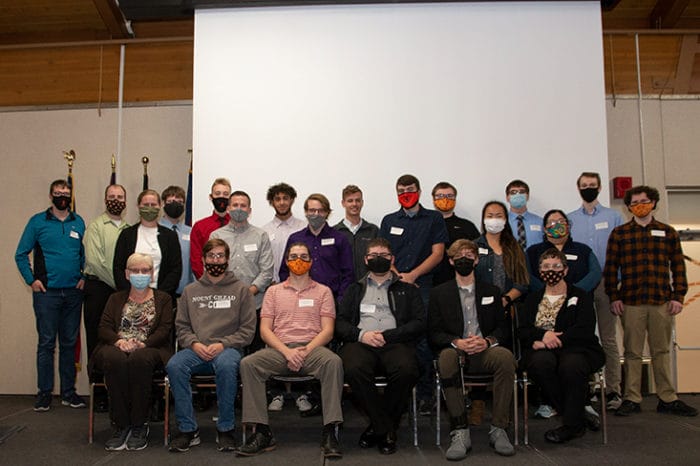 Fifty UF students who received the Choose Ohio First (COF) STEMM Scholarship participated in a meet-and-greet event on Wednesday, Nov. 10.