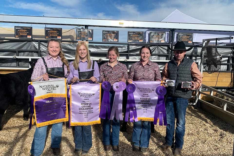 Beef Cattle Show Team at NWSS