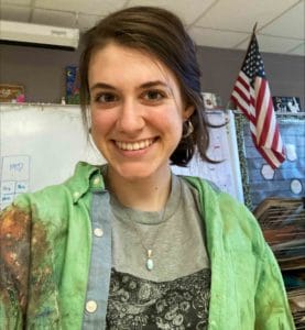 Art education student, Haley Kalb, selfie
