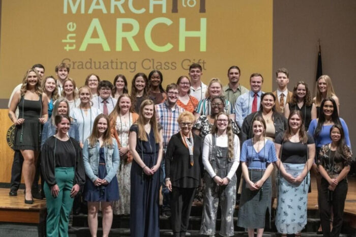 group of students who received cord for commencement