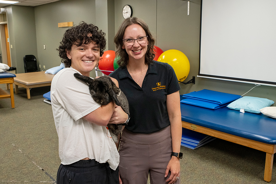 Therapy Bunny Eases Stress for UF Physical Therapy Students