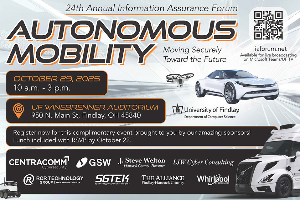 University of Findlay to Host 24th Annual IA Forum