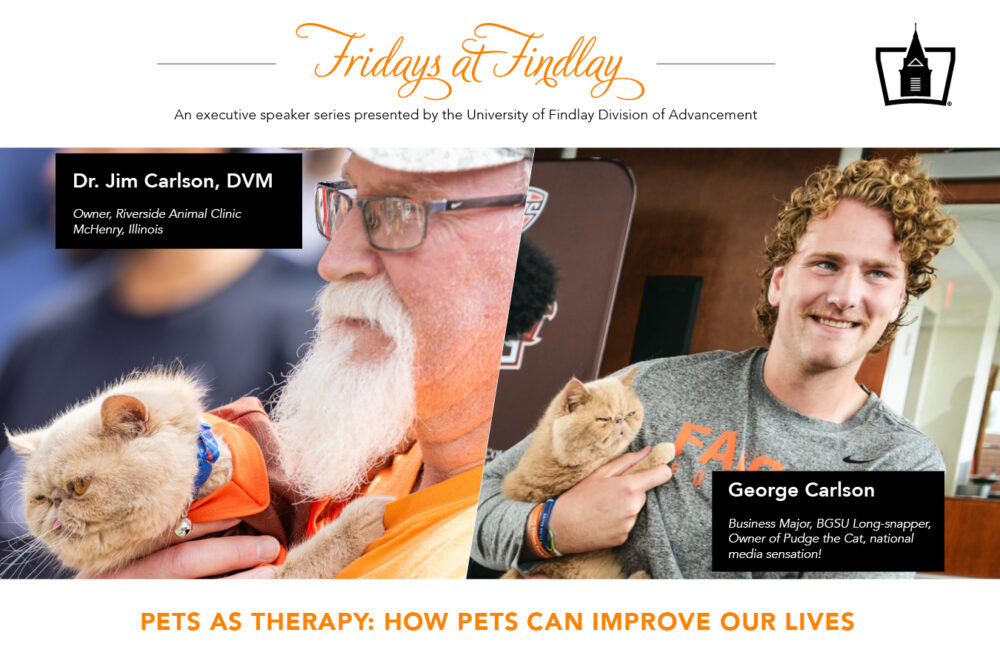 Pets as Therapy to be Focus of Dec. 5 ‘Fridays at Findlay’