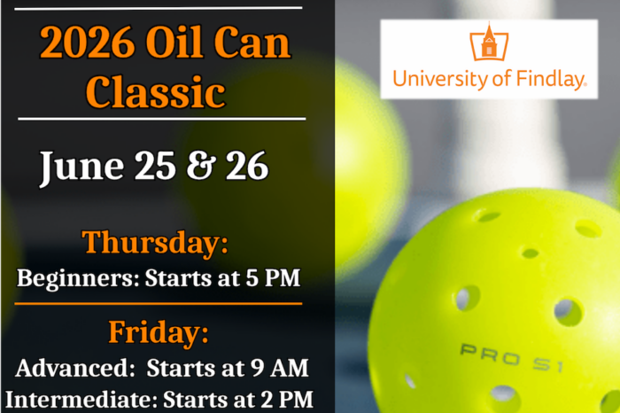 Oil Can pickleball graphic