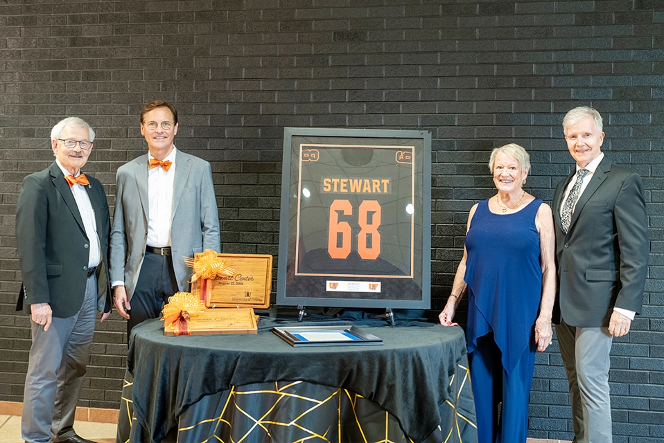 Stewart Center ceremony