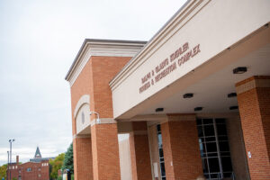 Exterior photo of Koehler Fitness Complex on University of Findlay's campus