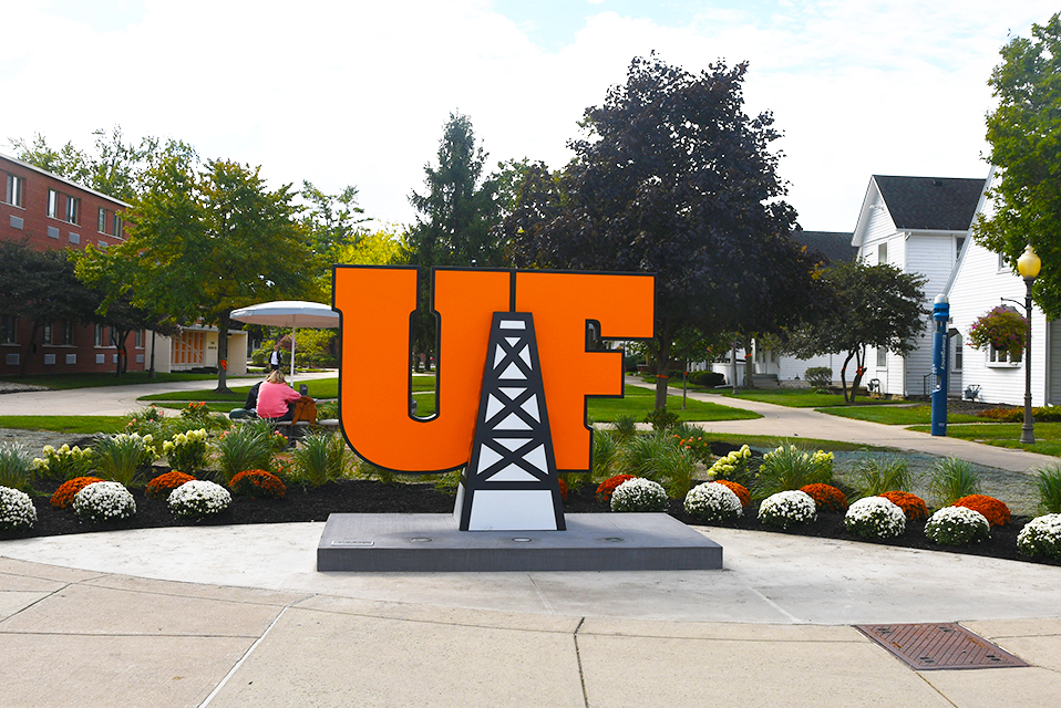 UF sign on Cory Street